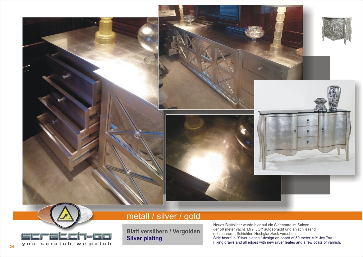 Silver and Gold leafing